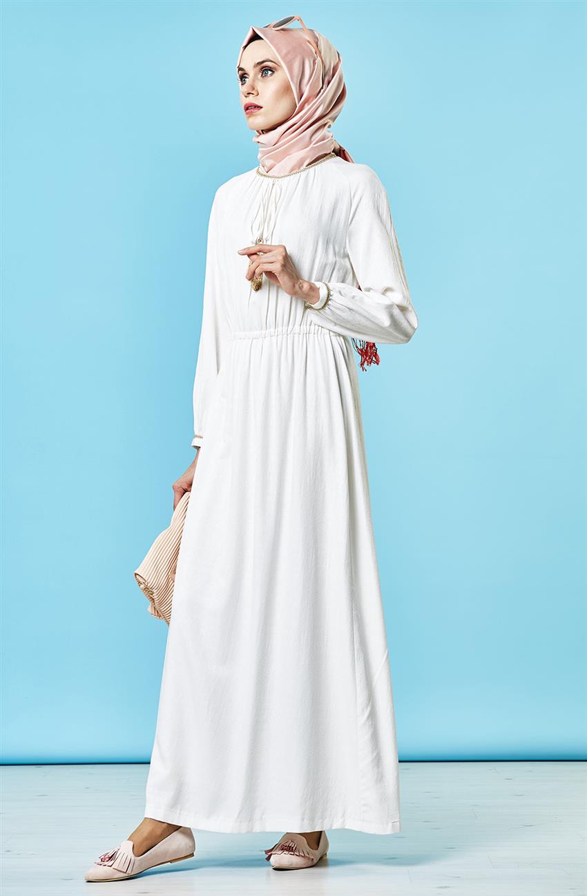 Kyr فستان-أبيض Ky-B7-83004-35