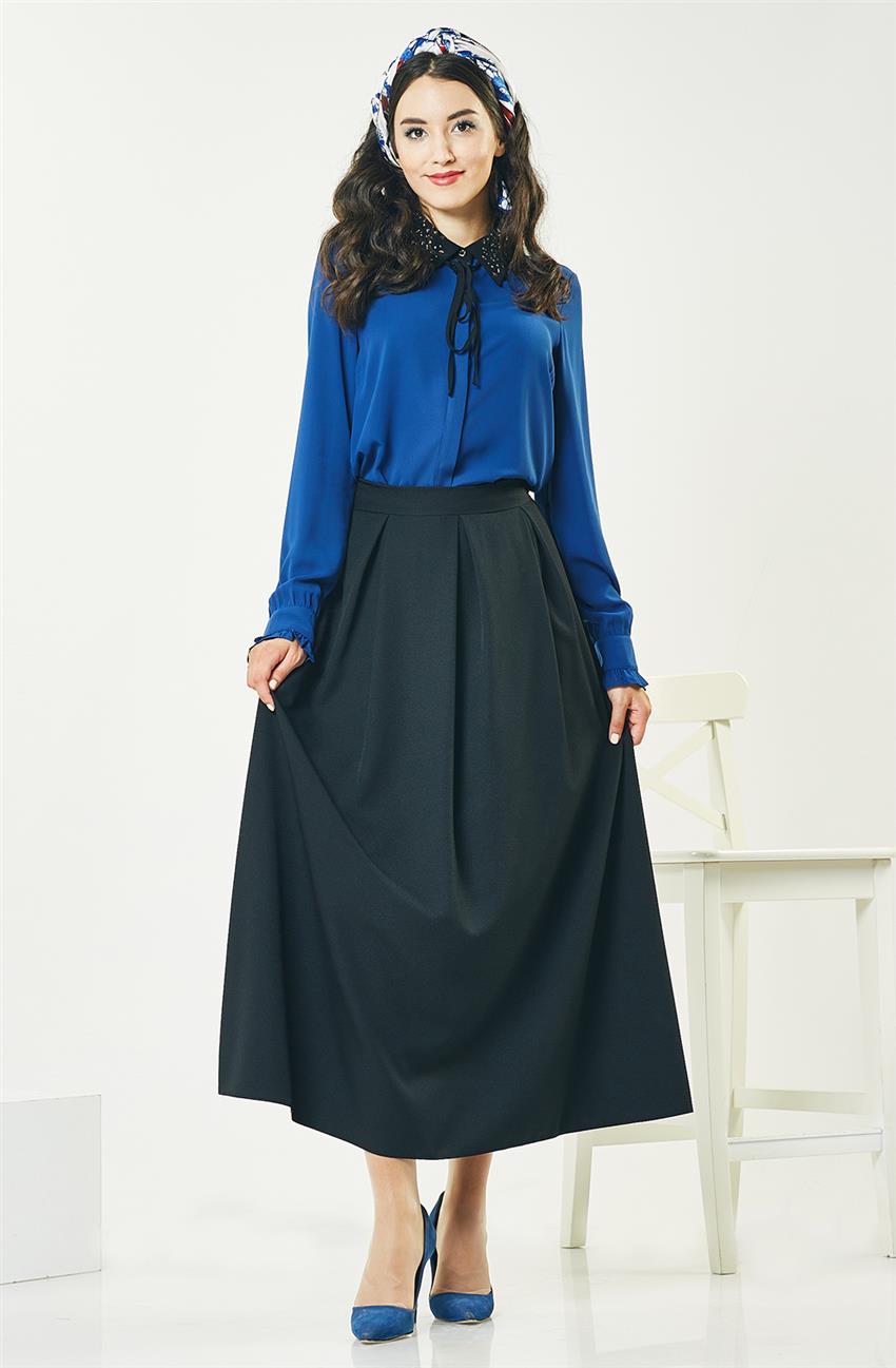 Skirt-Black MS687-01