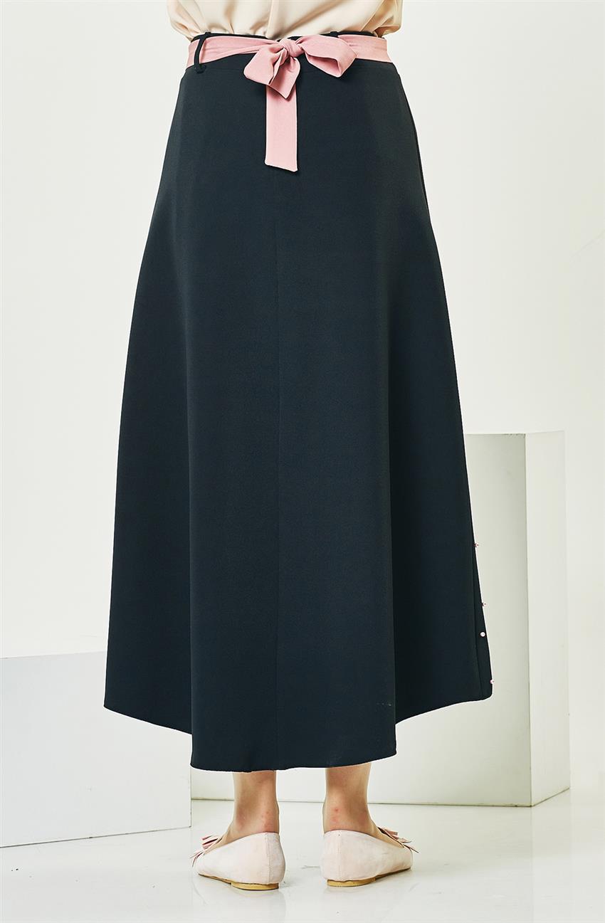 Skirt-Black MS746-01