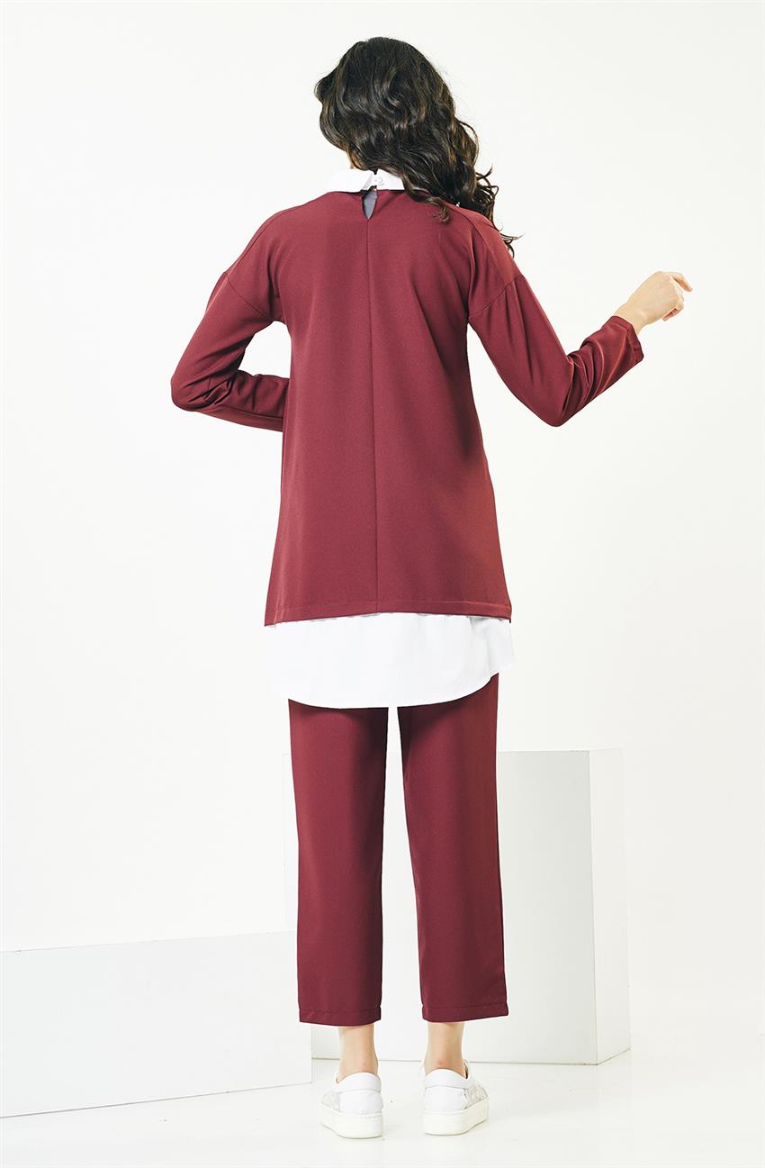 Suit-Claret Red MS5028-67