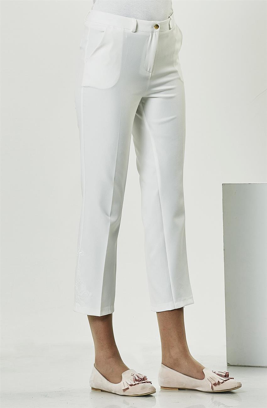 Pants-White VZ1048-02