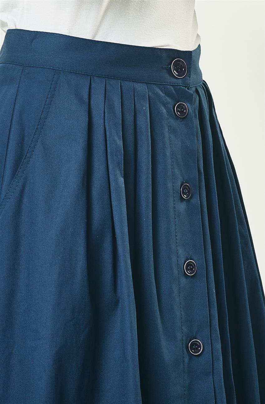 Skirt-Navy Blue Ka-B7-12025-11