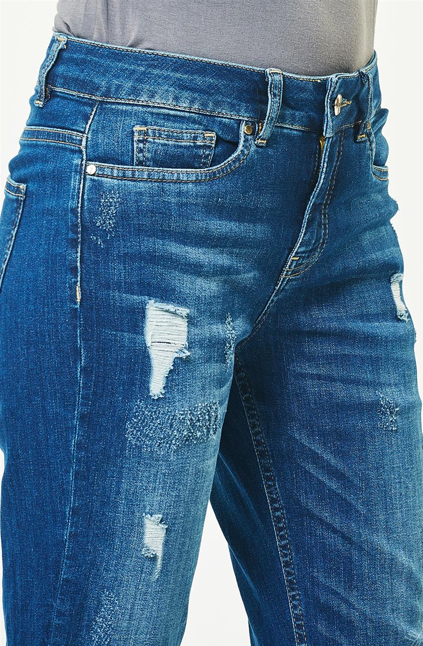 Jeans Pants-Navy Blue Ka-B7-19090-11