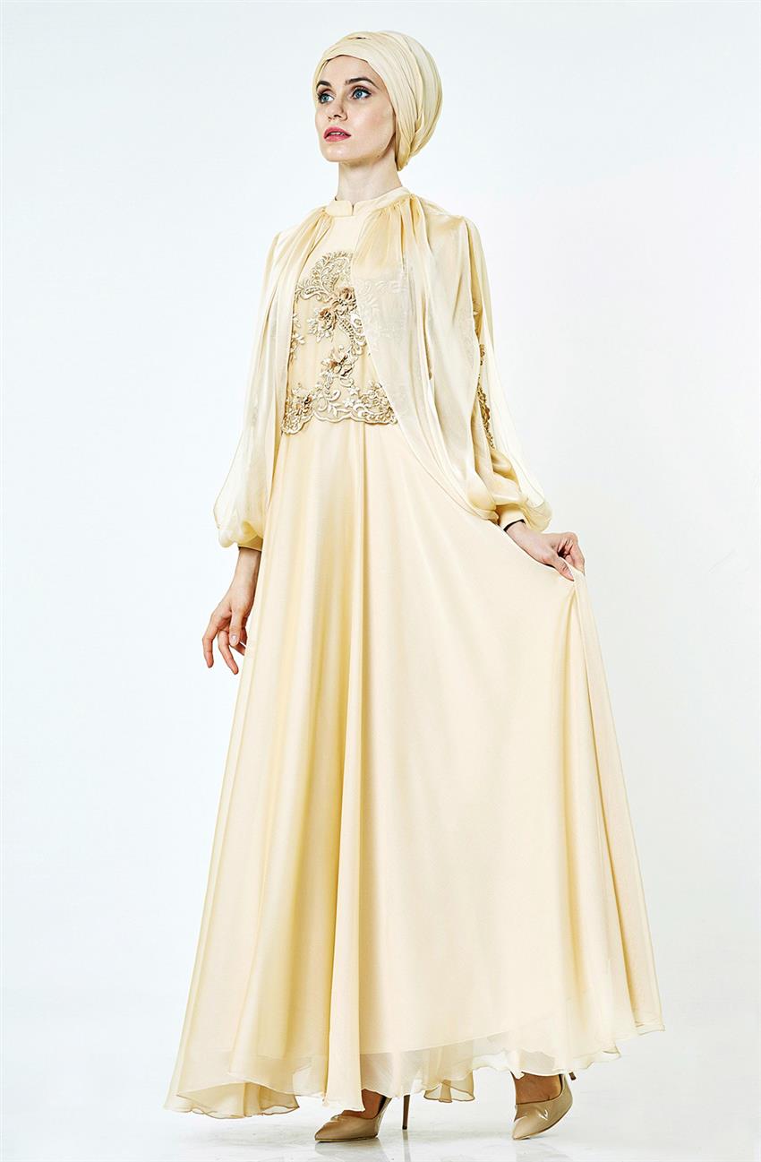 فستان سهرة فستان-كريمي ar-1906-12