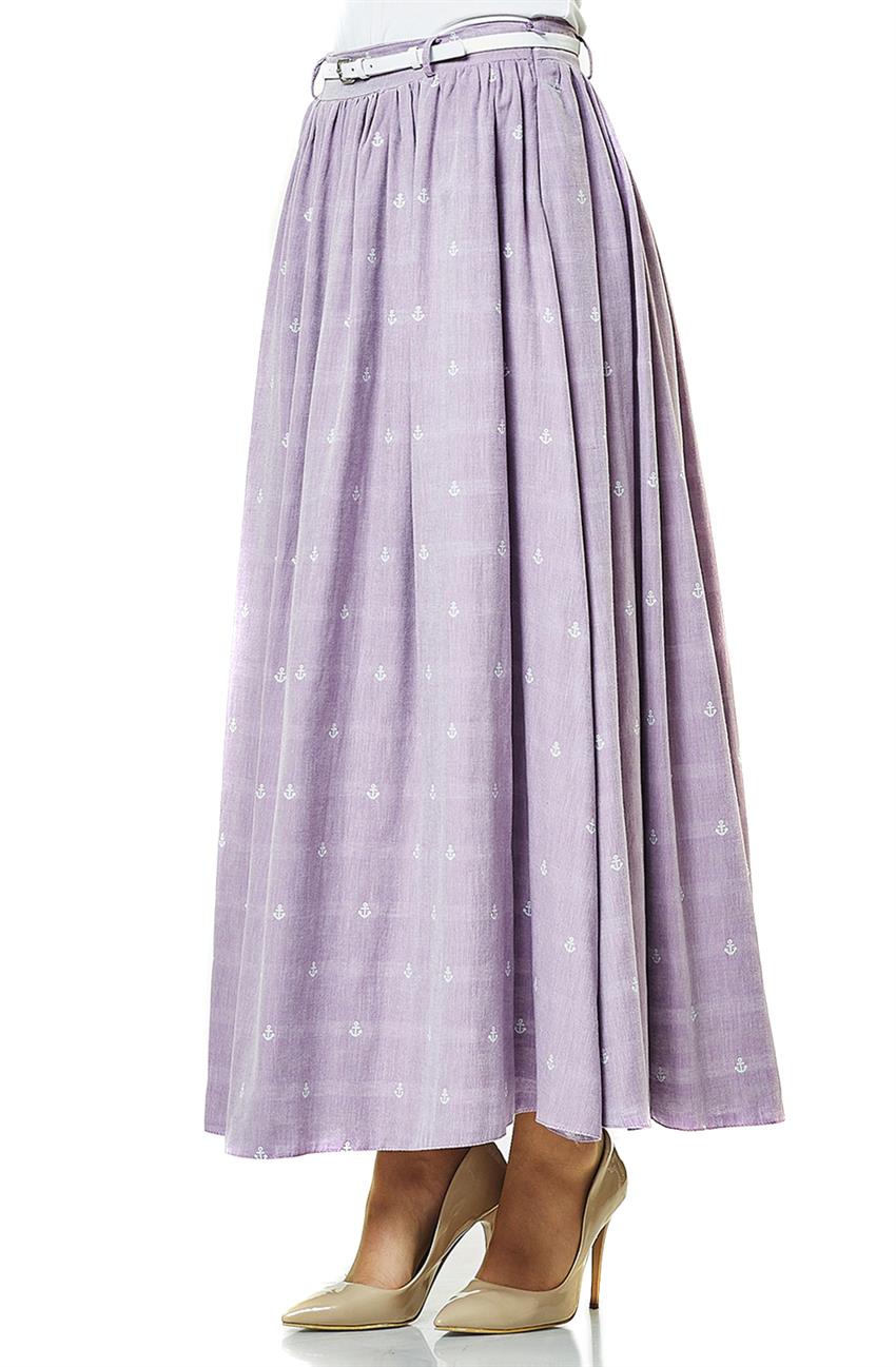 Skirt-Lilac H6561-18