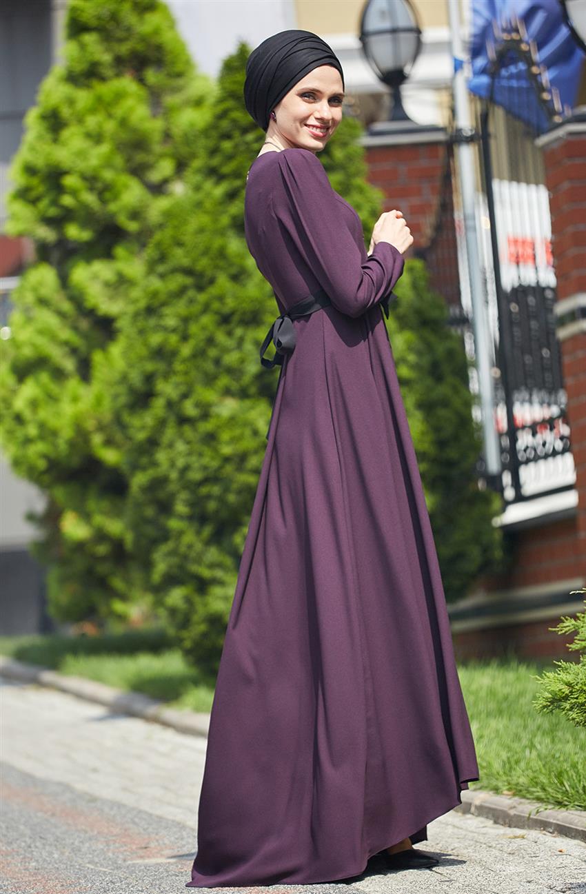 Evening Dress Dress-Purple PN8118-45
