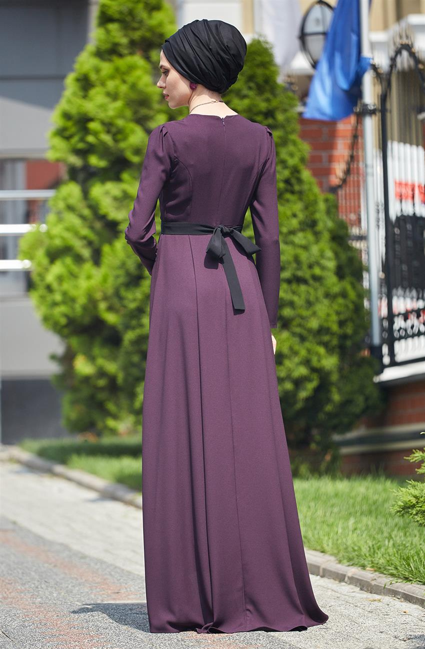 Evening Dress Dress-Purple PN8118-45