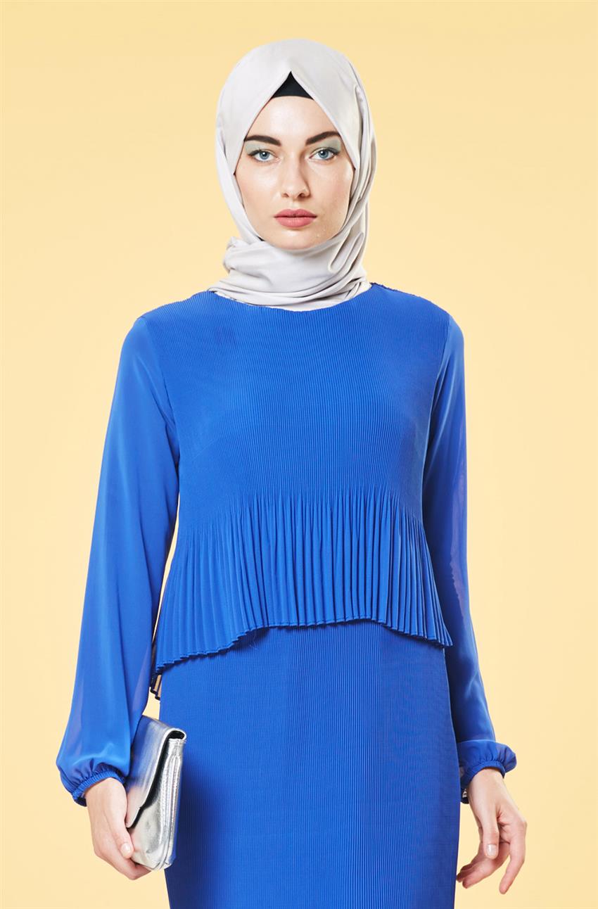 فستان-أزرق غامق BL7327-47
