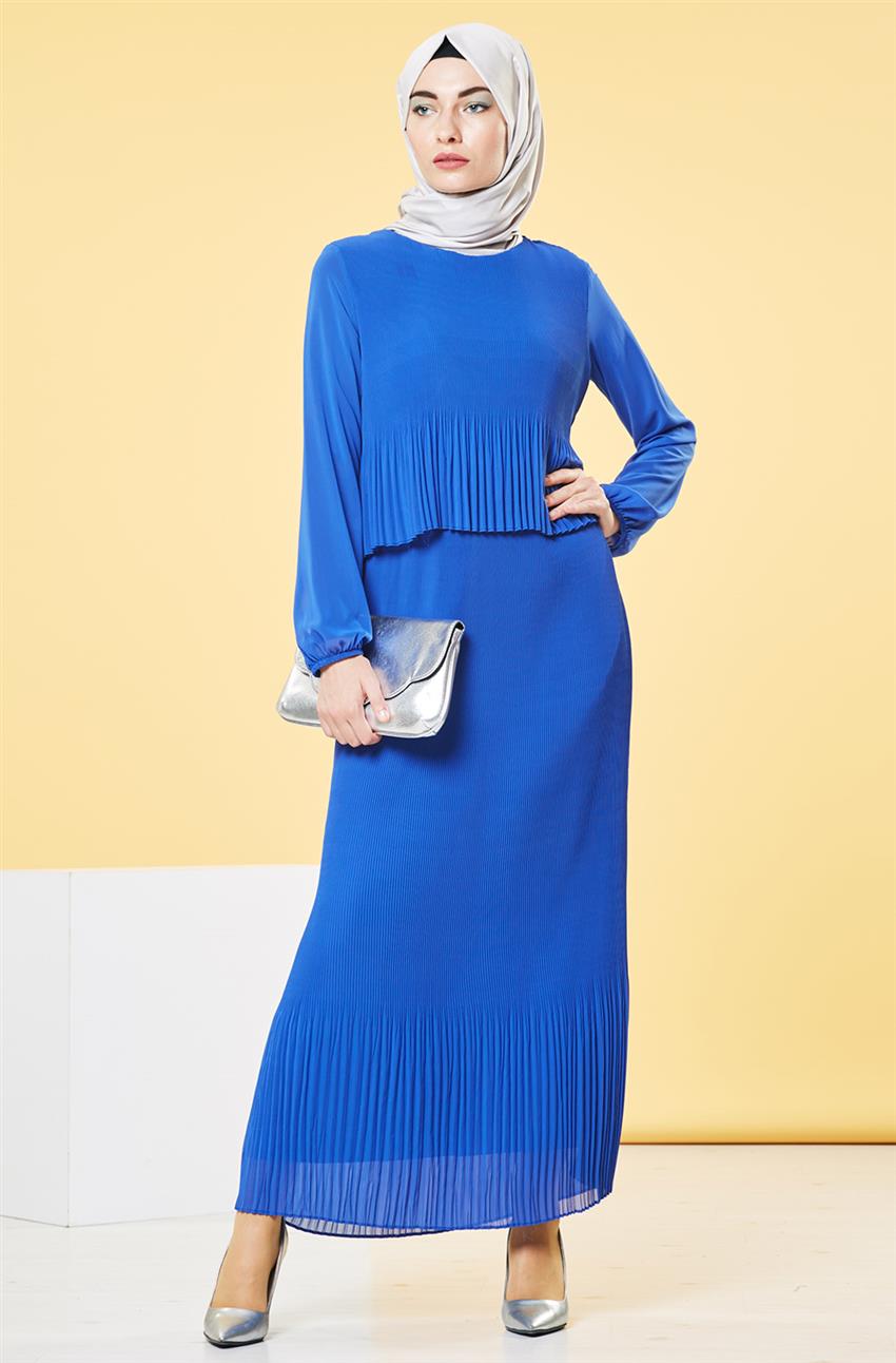 فستان-أزرق غامق BL7327-47