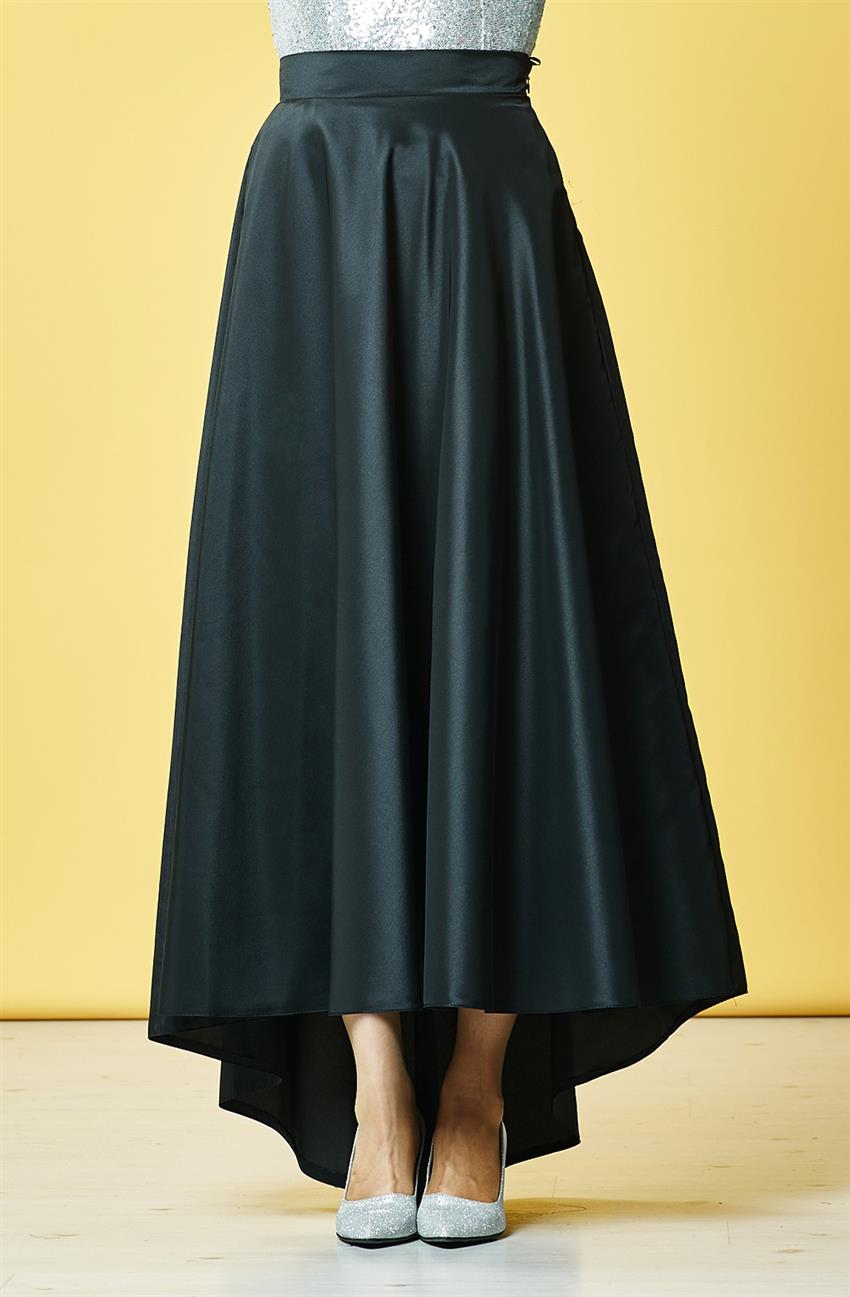 Skirt-Black MS608-01