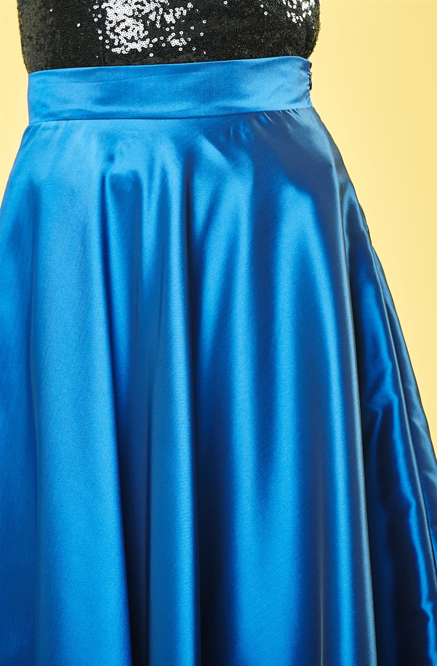 تنورة-أزرق غامق MS608-47