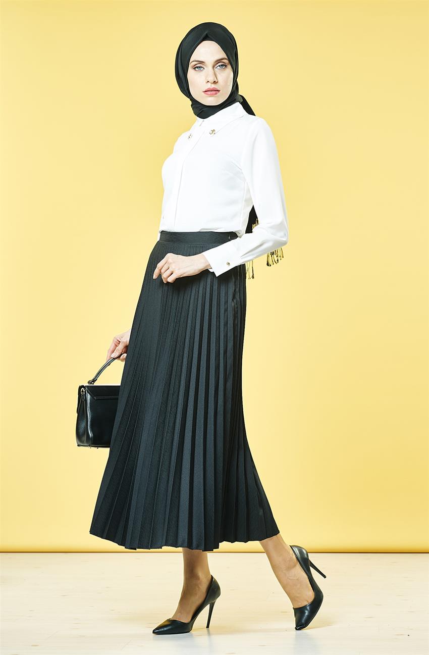 Skirt-Black MS705-01