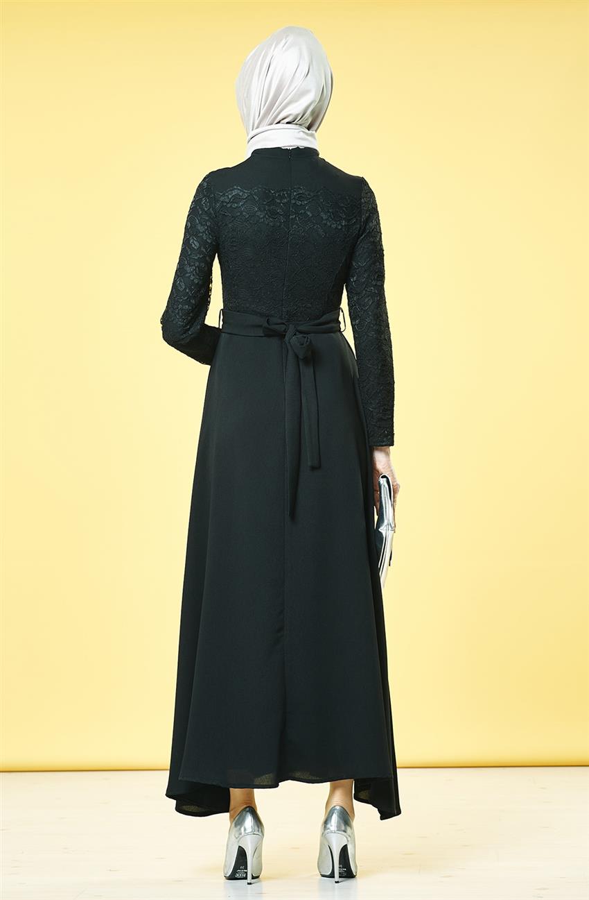 Evening Dress Dress-Black V4155-09