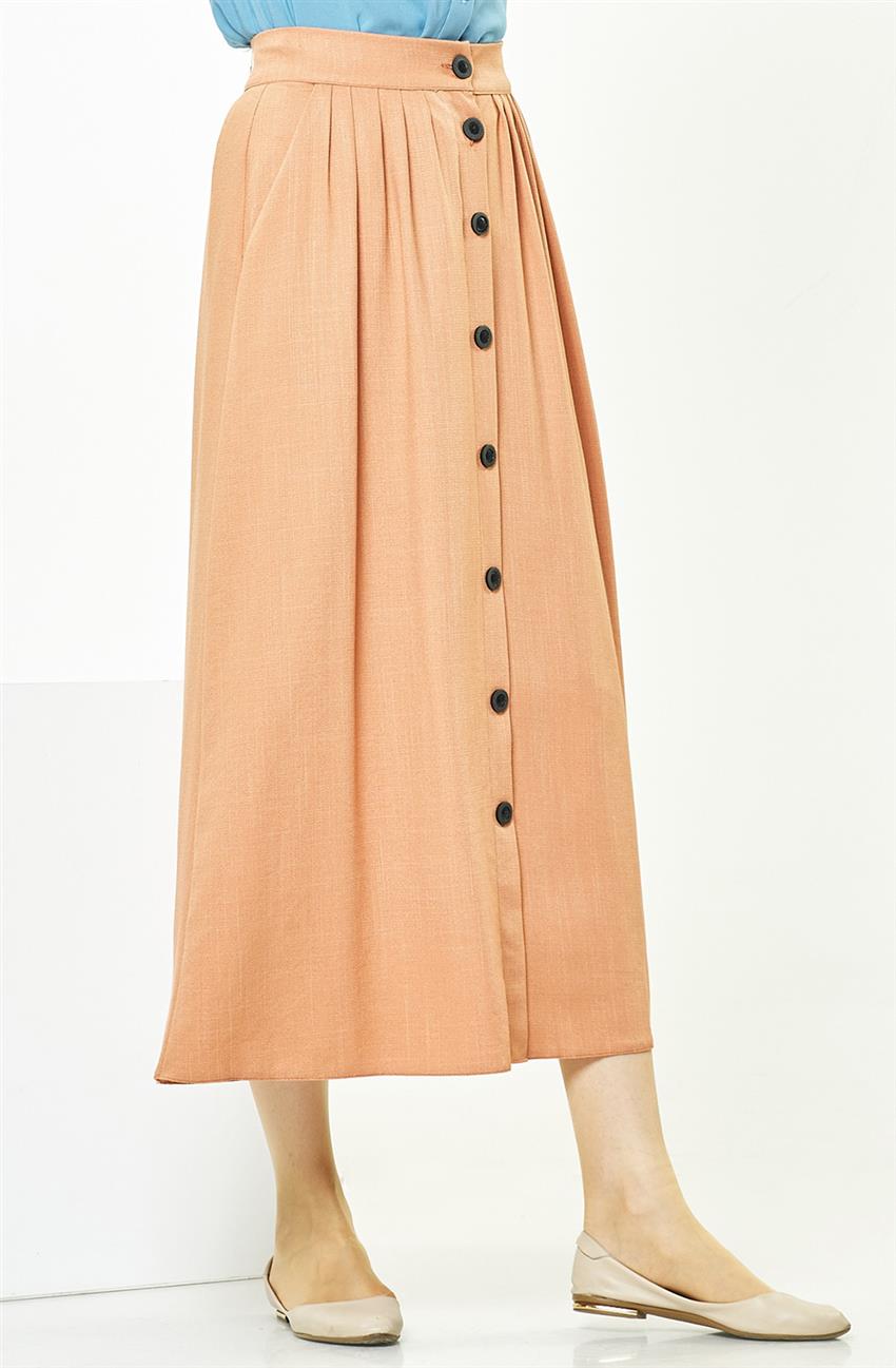Skirt-Orange 4664-37