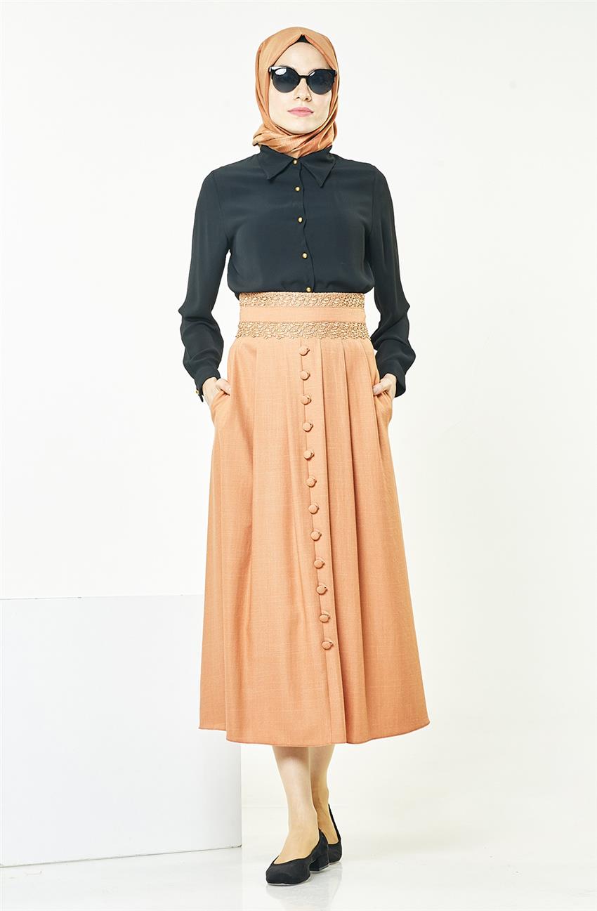 Skirt-Orange 4697-37