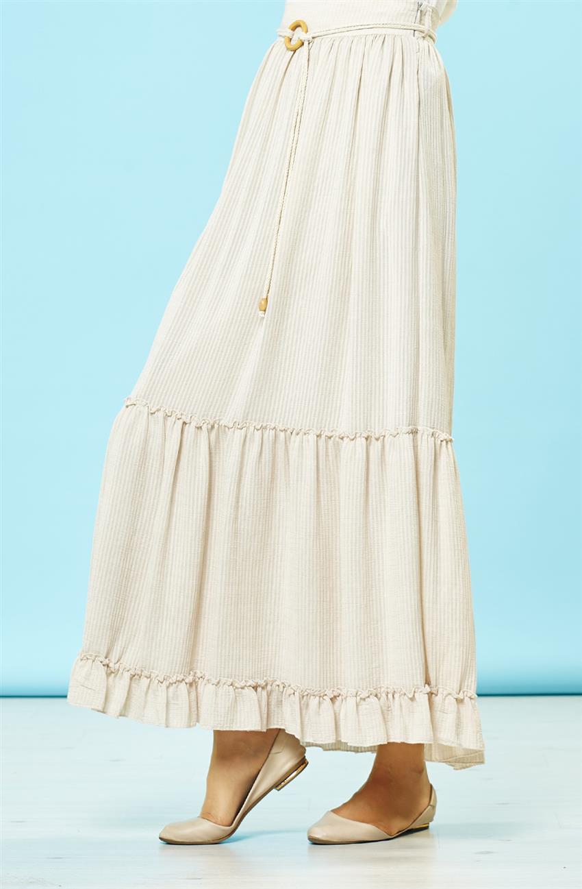 Skirt-Cream 4695-12