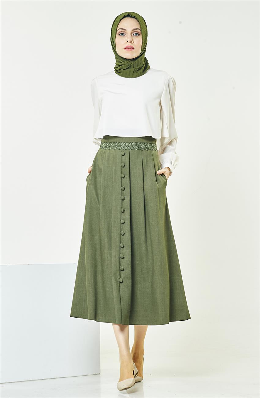 Skirt-Khaki 4697-27