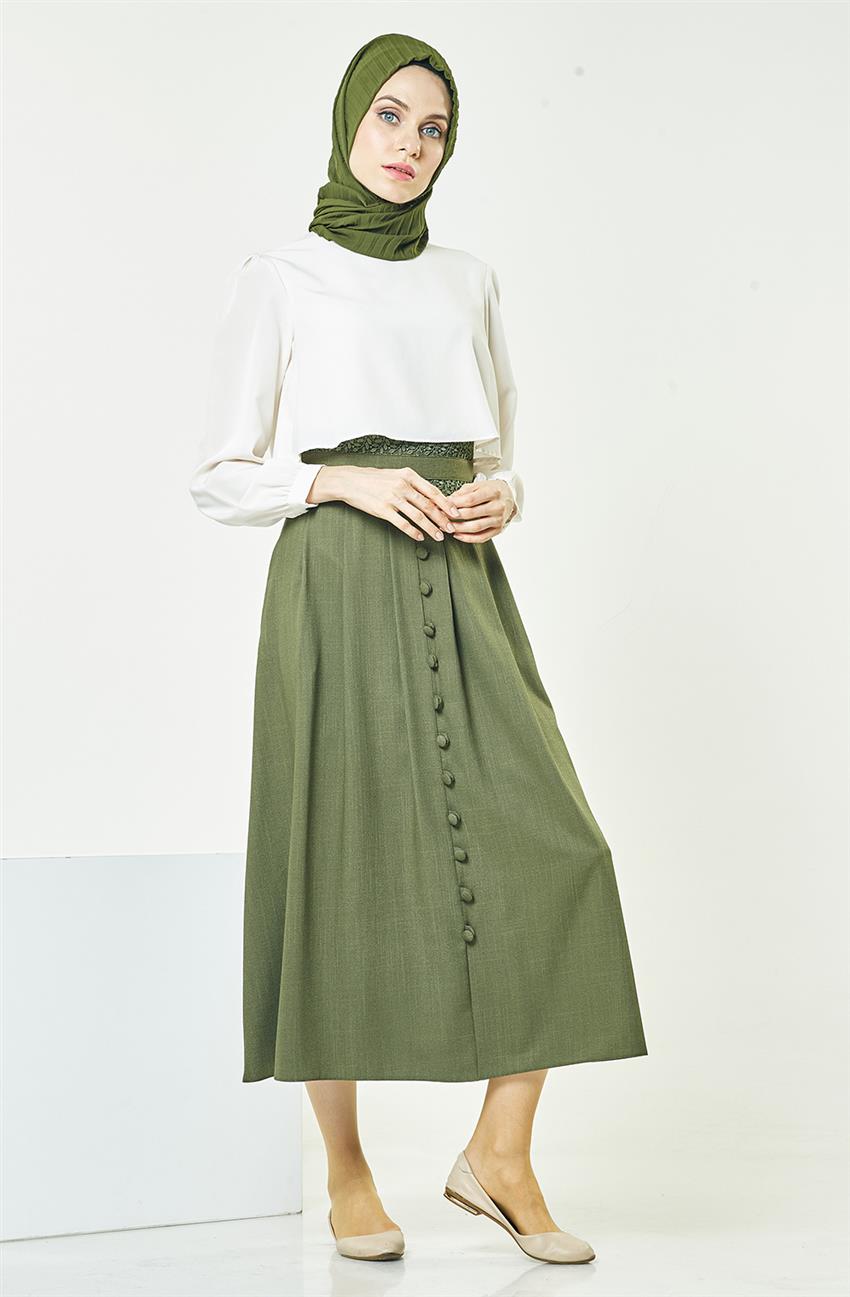 Skirt-Khaki 4697-27