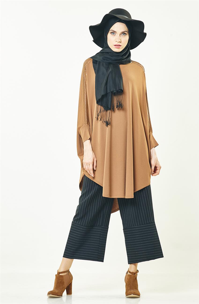 Knitwear Tunic-Camel KA-A6-TRK14-06