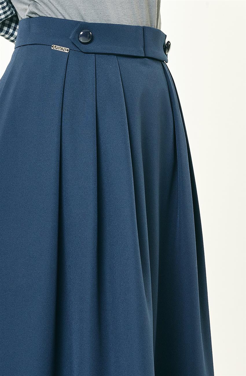 Skirt-Navy Blue 6Y1145-1990