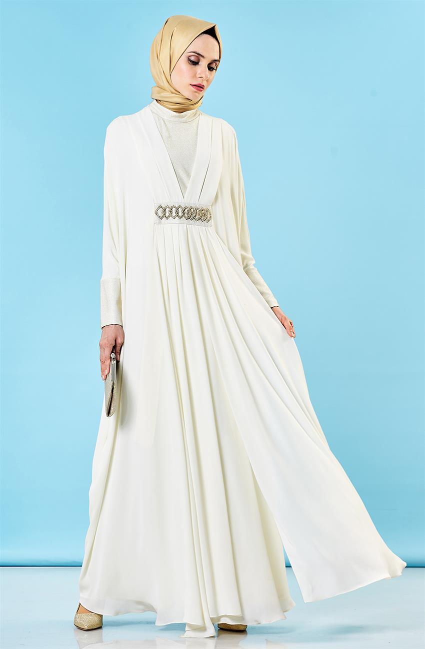 فستان سهرة فستان-أبيض ar-5YB9774-1571
