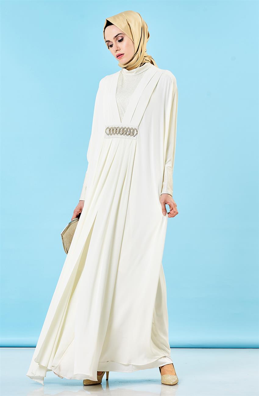 فستان سهرة فستان-أبيض ar-5YB9774-1571