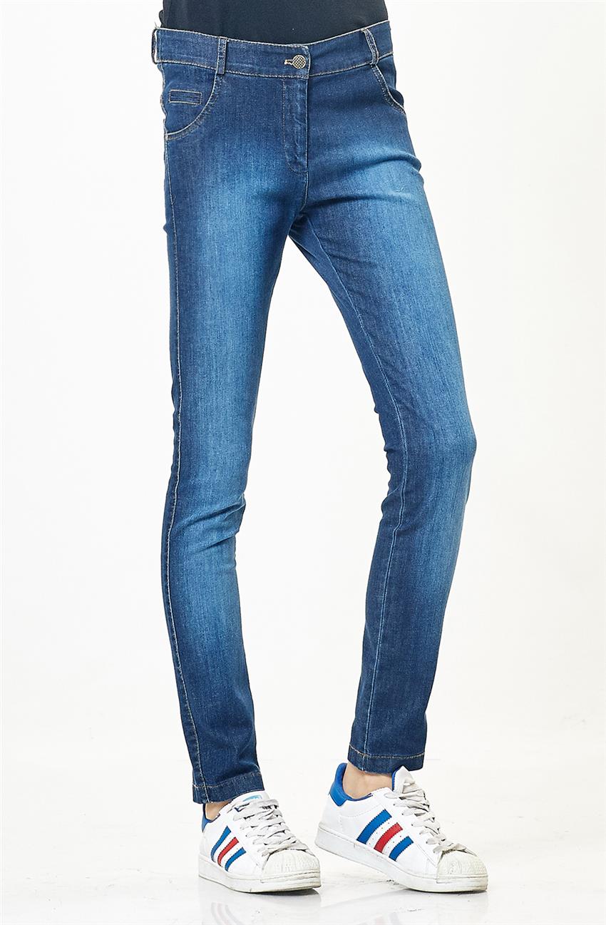 Jeans Pants-Navy Blue Y3176-08