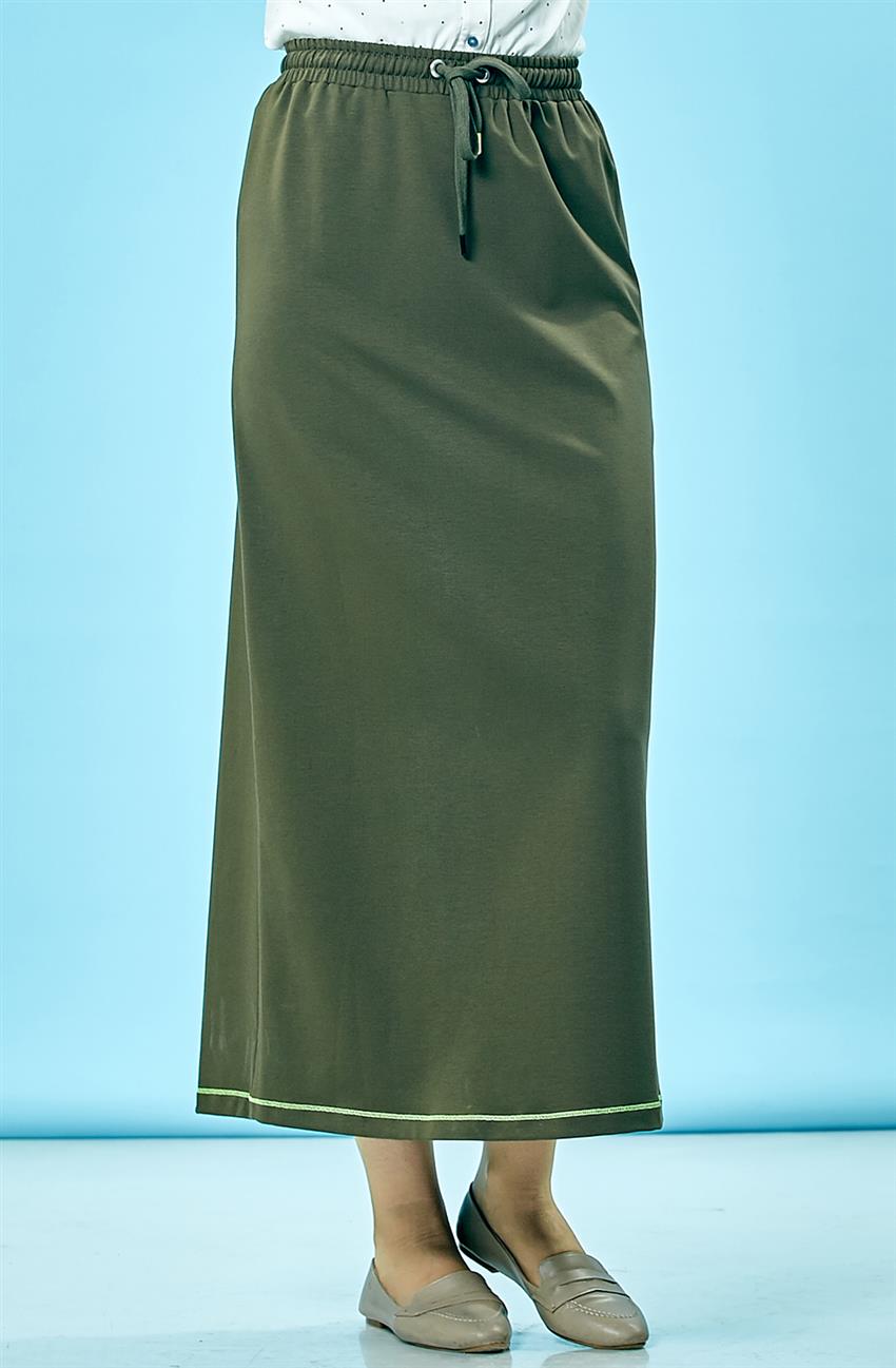 Skirt-Khaki KA-B7-12046-21