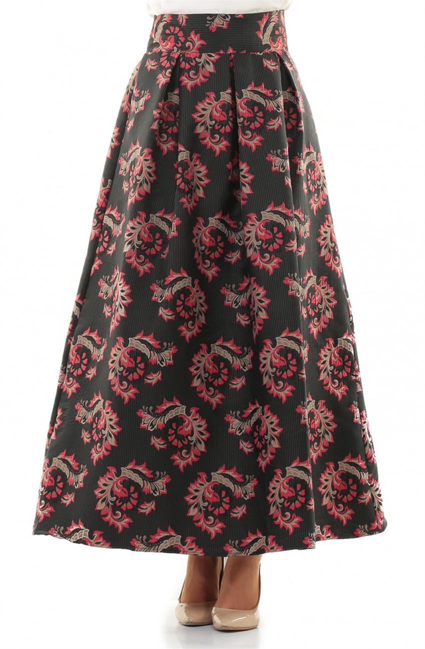 Skirt-Red 2406-34