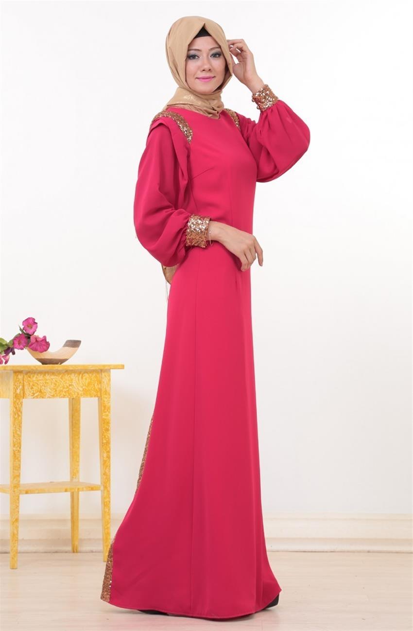 فستان سهرة فستان-فوشي ar-603-43