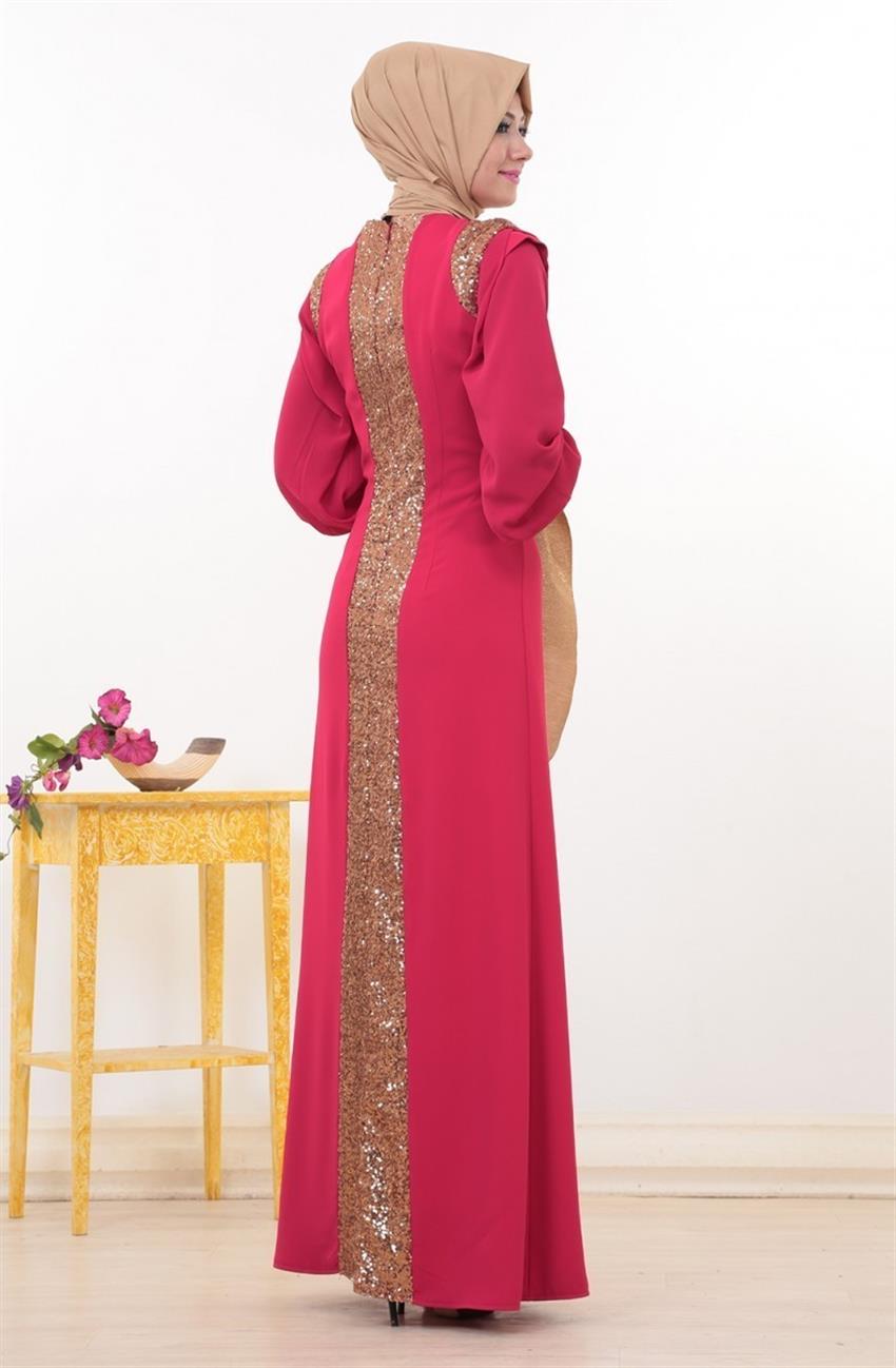 فستان سهرة فستان-فوشي ar-603-43