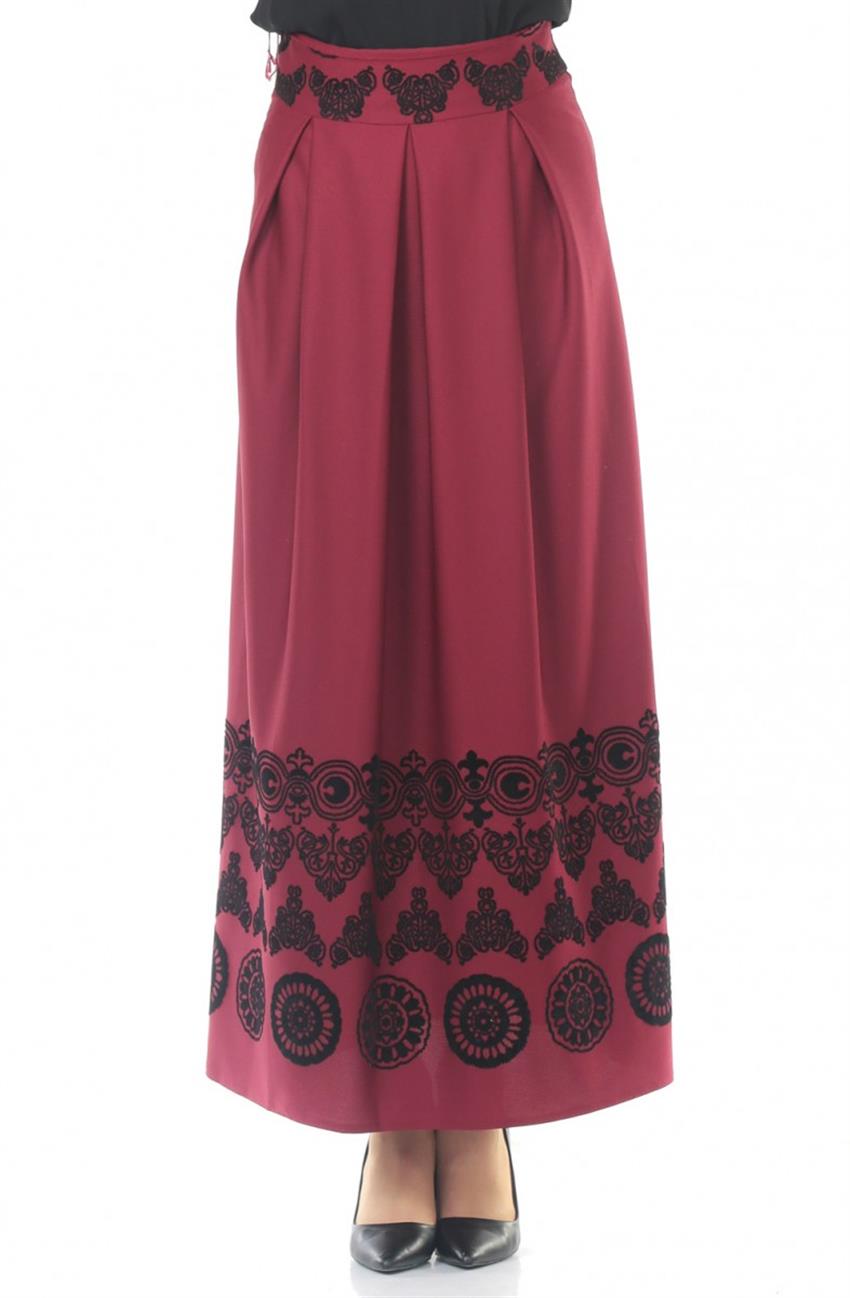 Skirt-Claret Red 3517-67