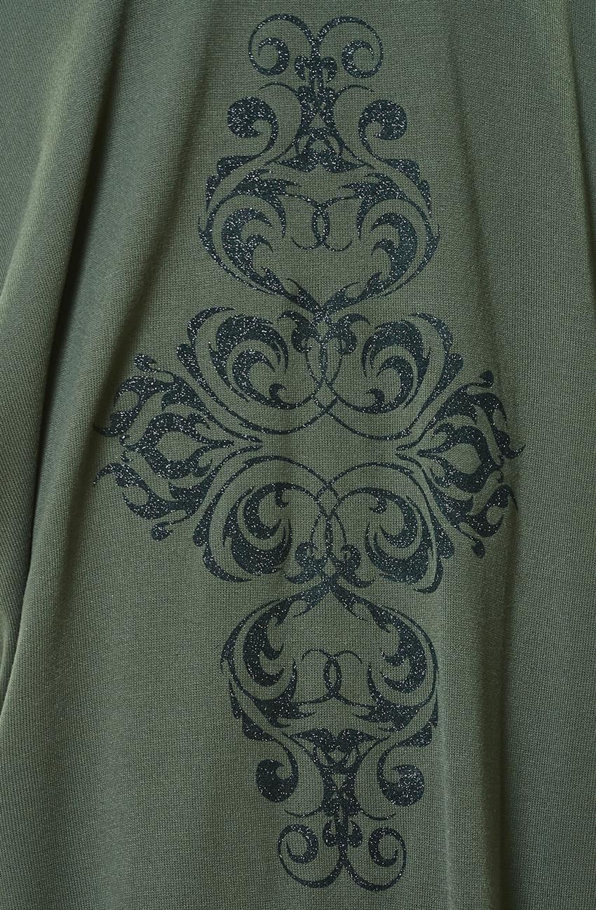 Knitwear Cardigan-Khaki 14487-27