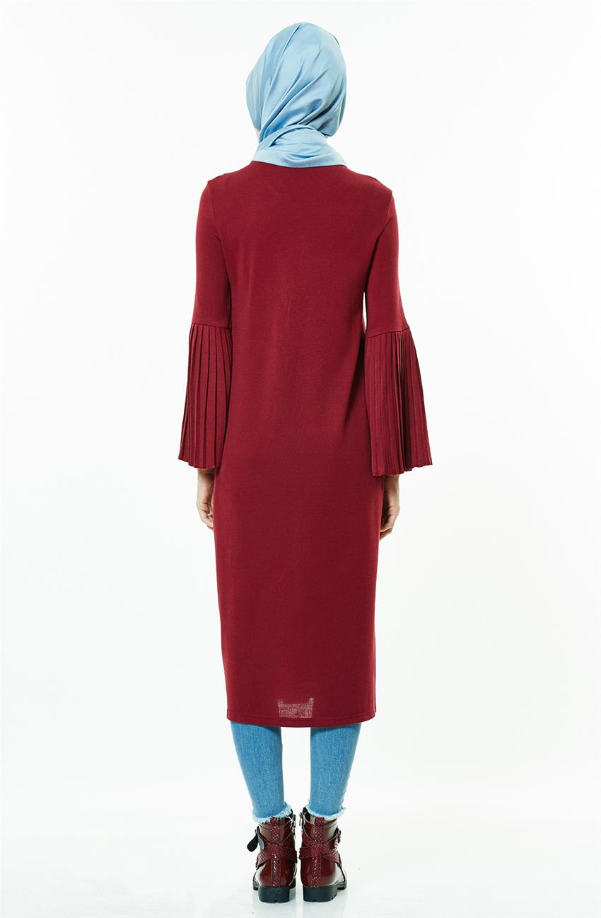 Knitwear Tunic-Claret Red 14625-67