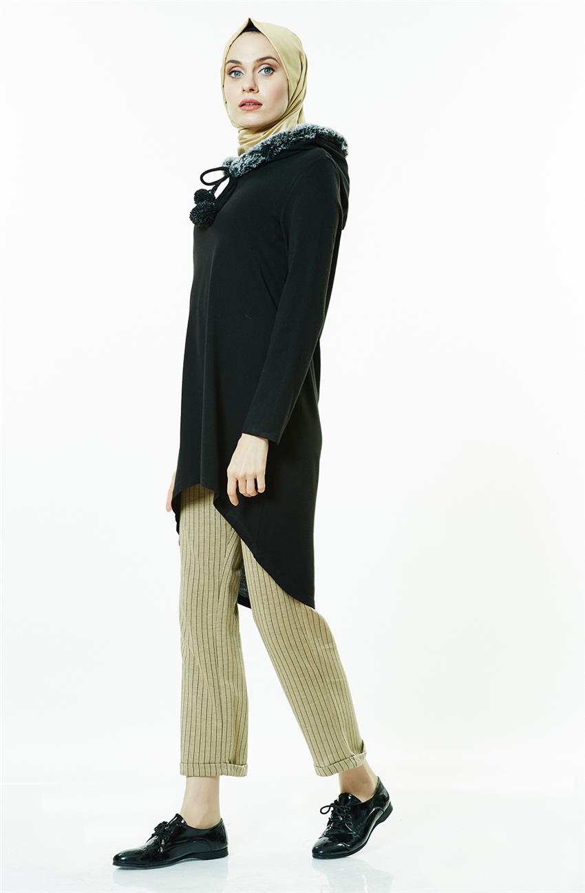 Knitwear Tunic-Black 14914-01