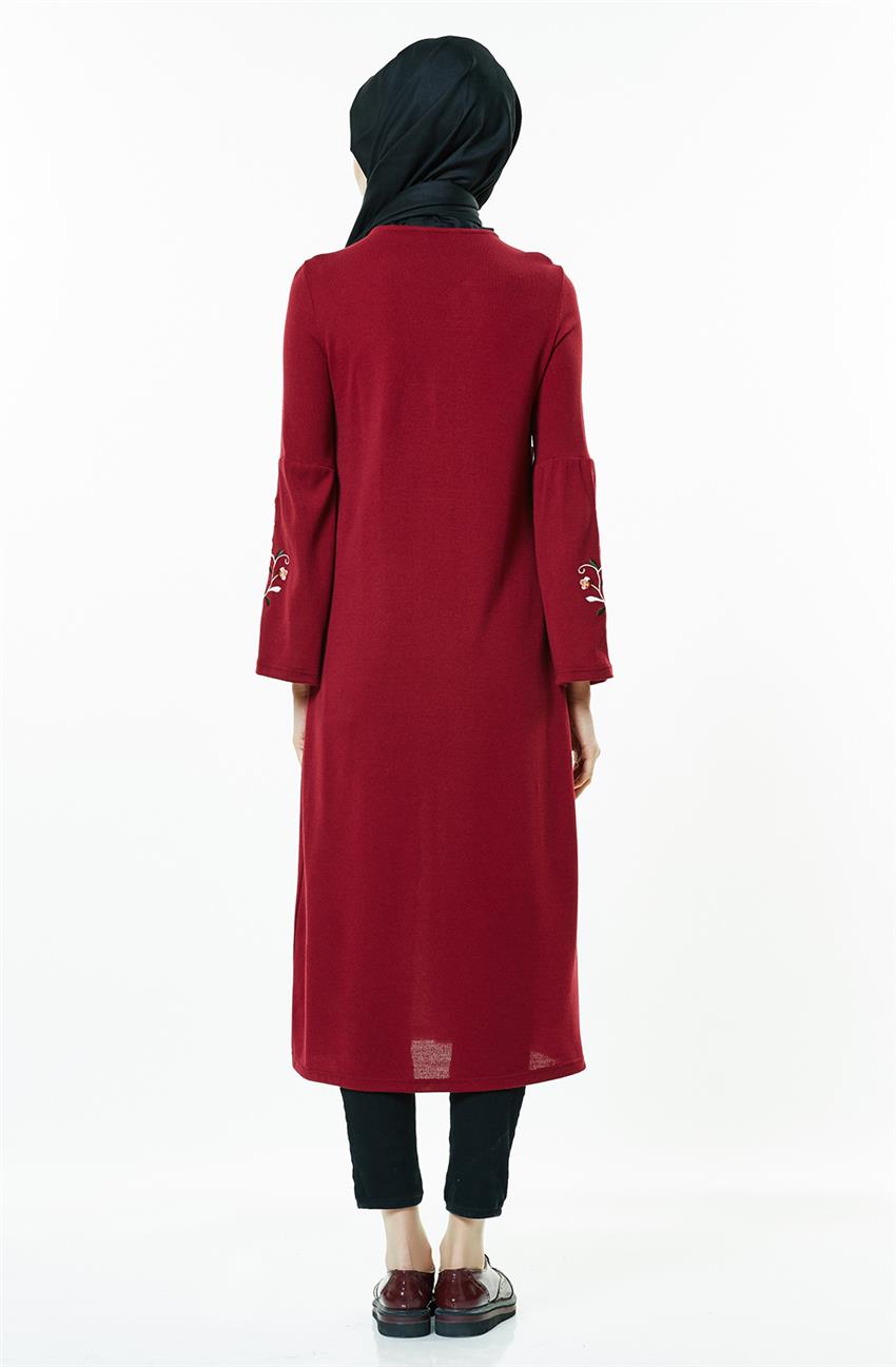 Knitwear Tunic-Claret Red 14944-67
