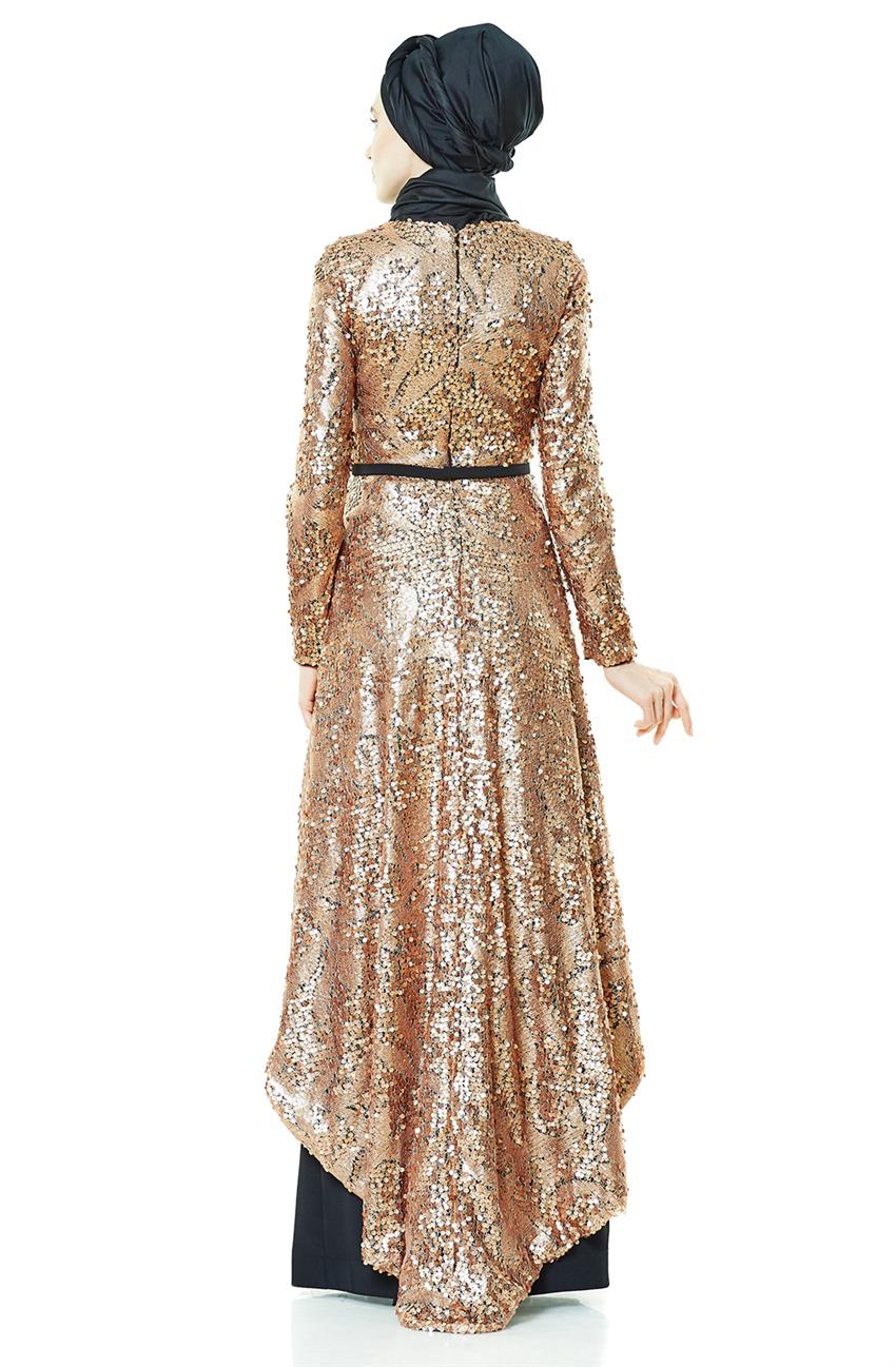 Evening Dress Dress-Gold BY279-93