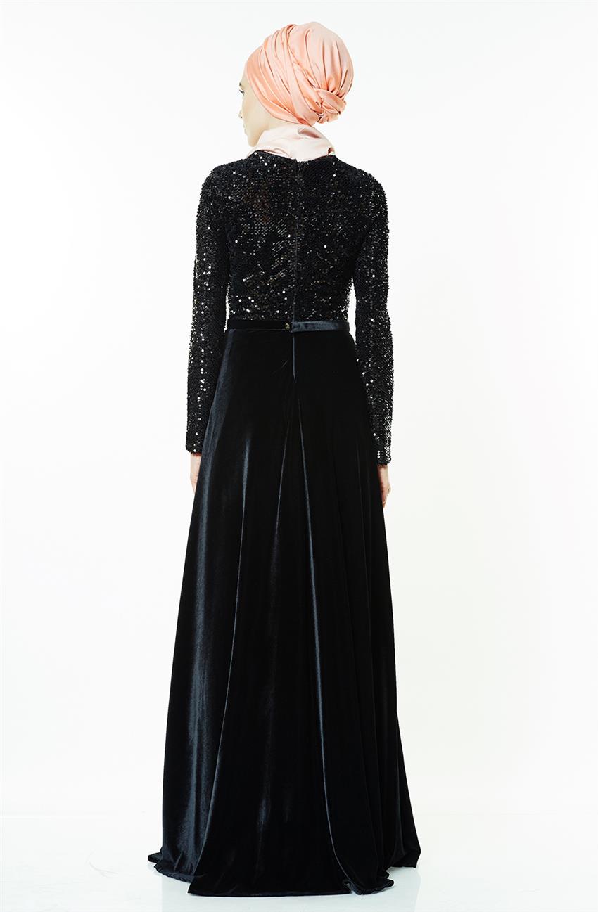 Evening Dress Dress-Black BY1022-01