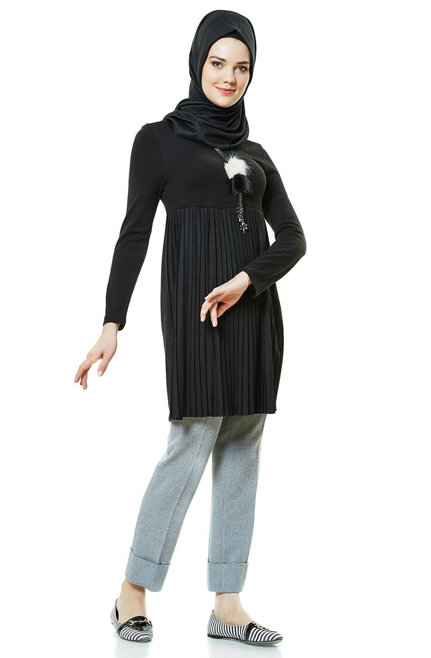 Knitwear Tunic-Black 14626-01
