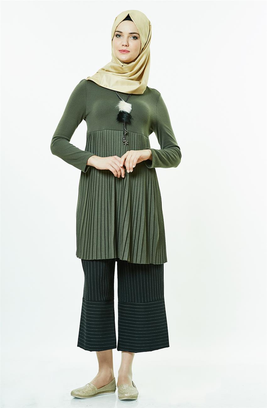 Knitwear Tunic-Khaki 14626-27