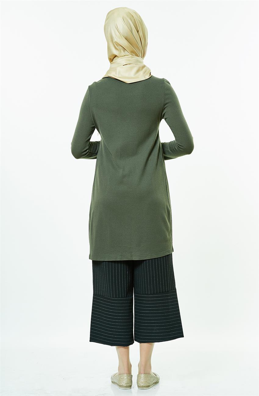 Knitwear Tunic-Khaki 14626-27