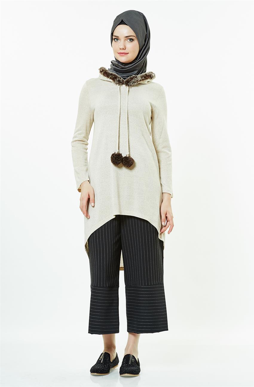 Knitwear Tunic-Beige 14914-11