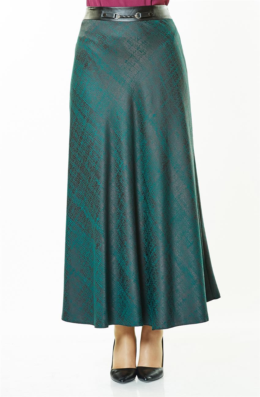 Tuğba Skirt-Green J6543-22