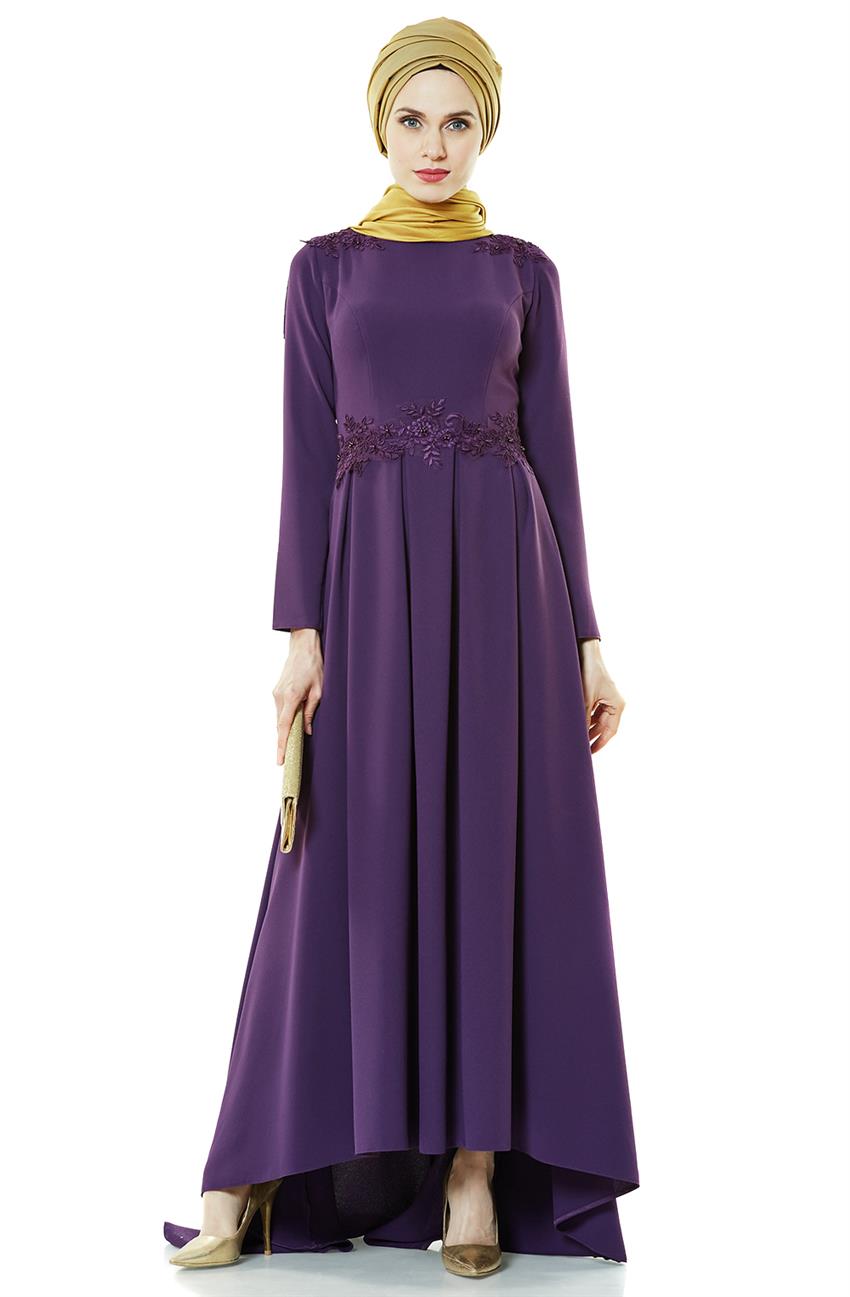 Evening Dress Dress-Plum 2188-51