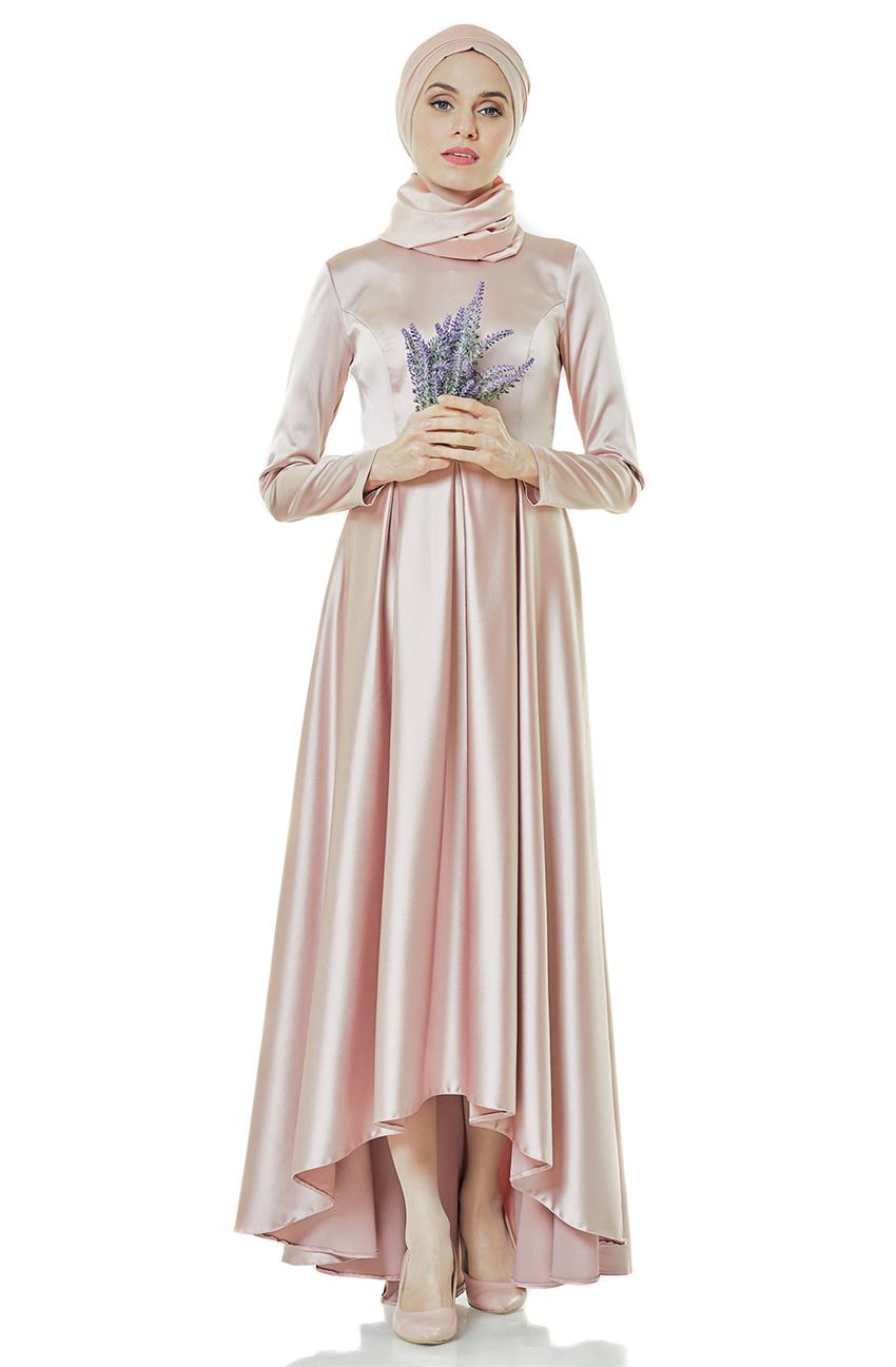Evening Dress Dress-Dried rose 2224-53