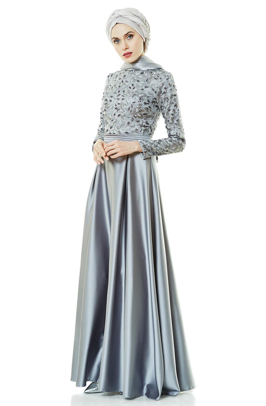 Evening Dress Dress-Gray 2145-04