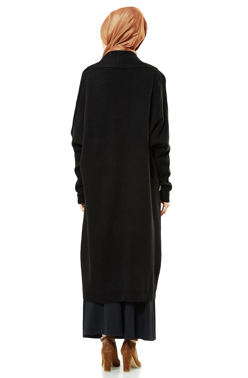 Pilise Knitwear Cardigan-Black 2550-01