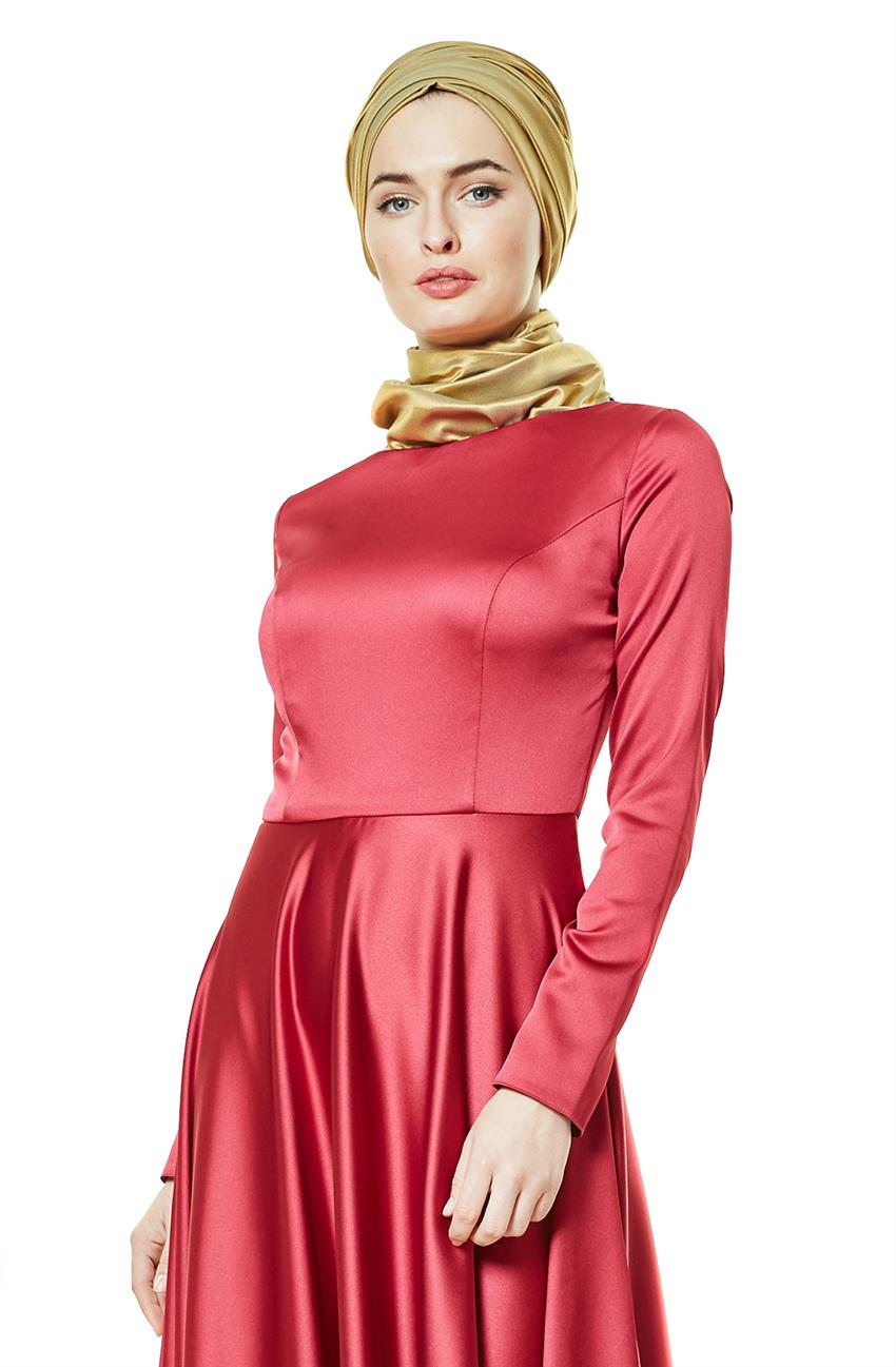Evening Dress Dress-Claret Red 2270-67