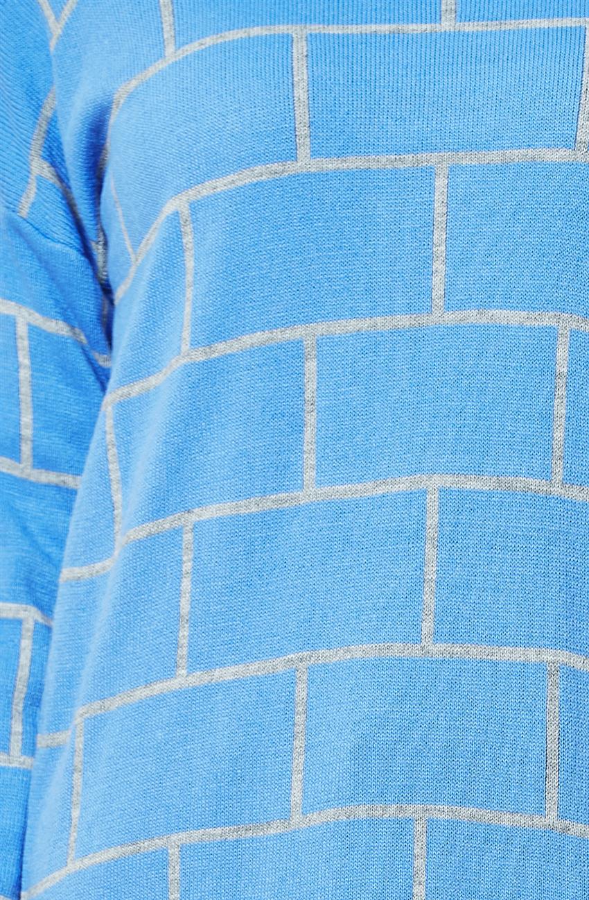 Pilise Triko Mavi Tunik 15019-70