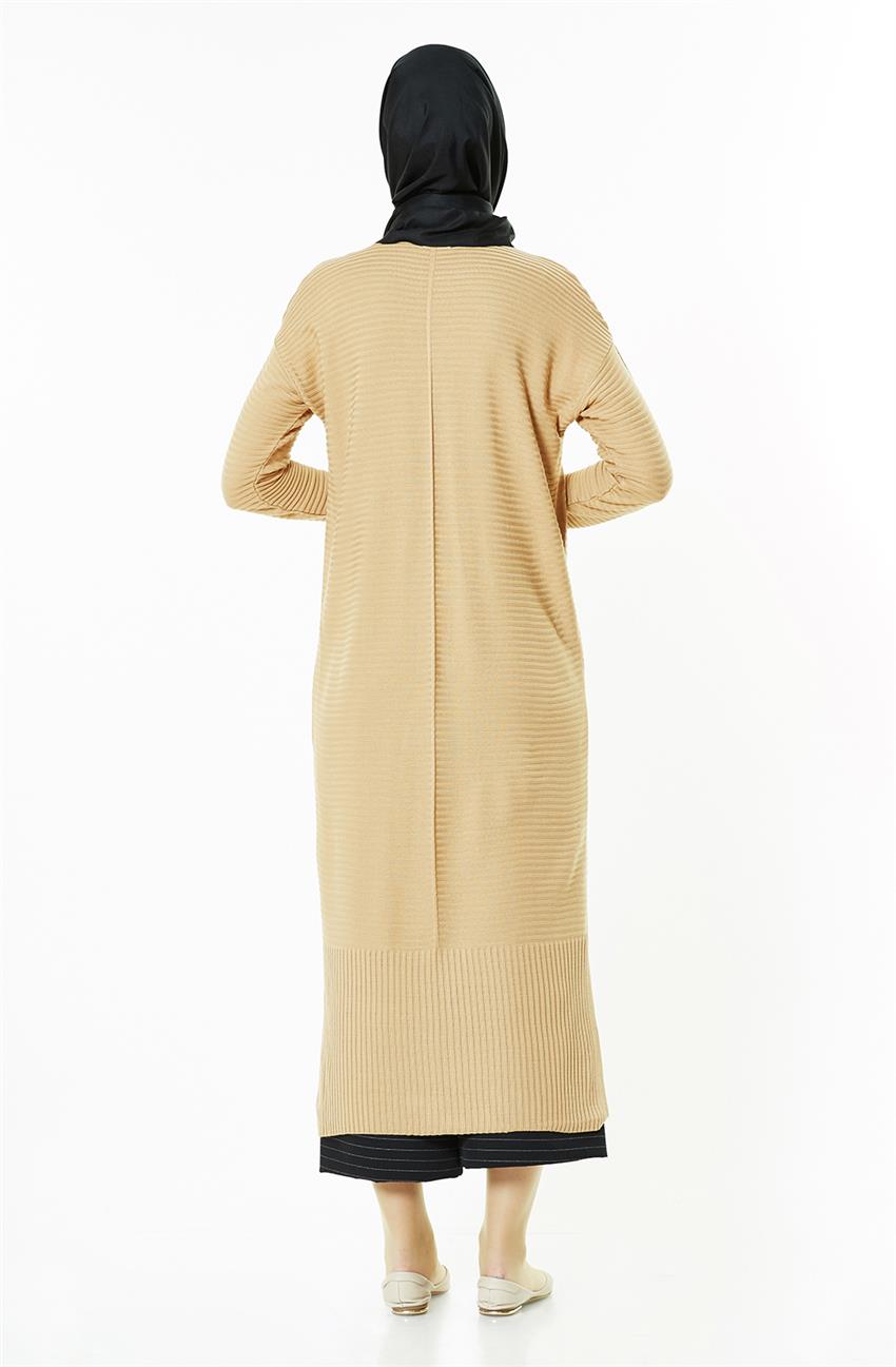 Pilise Knitwear Tunic-Camel 2501-46